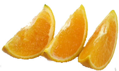 Oranges, Sliced [50 ct/cs, 4.7 oz bags, 1/2 cup, San Joaquin County 16.0 lb(s)]